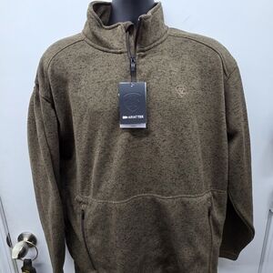 Ariat Brown Quarter-Zip Pullover